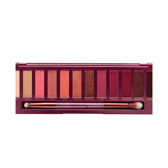 Urban Decay Naked Cherry Palette Discontinued Berry Tone Shimmers And Mattes - Picture 5 of 16